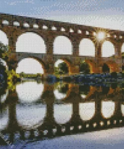 Nimes Pont Du Gard 5D Diamond Painting