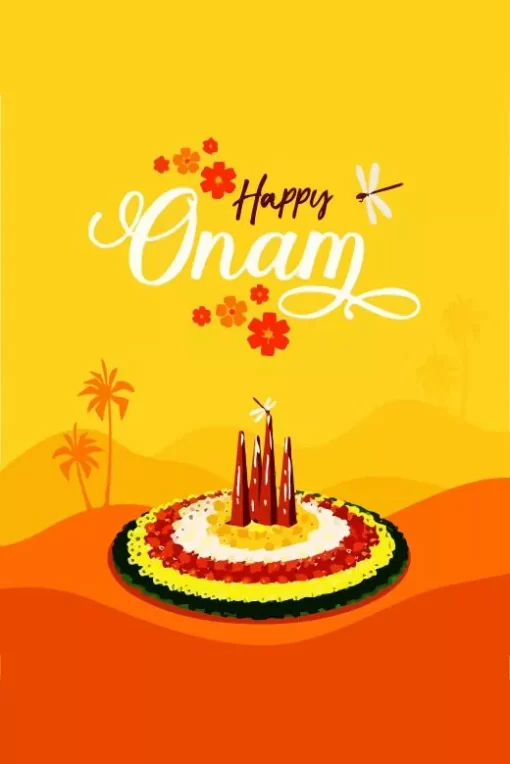 Onam Illustration 5D Diamond Painting