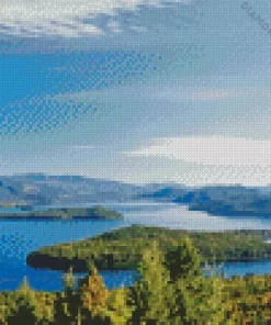 Priest Lake 5D Diamond Painting