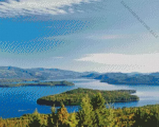 Priest Lake 5D Diamond Painting