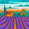 Provence Poster 5D Diamond Painting