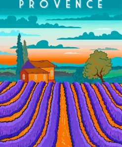 Provence Poster 5D Diamond Painting