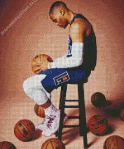 Russell Westbrook Basketball Player 5D Diamond Painting