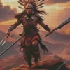 Tribal Warrior Art 5D Diamond Painting