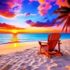 Tropical Beach Chair 5D Diamond Painting