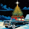 Vintage Christmas Evening 5D Diamond Painting