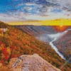 West Virginia New River Gorge National Park 5D Diamond Painting