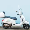 White Vespa 5D Diamond Painting