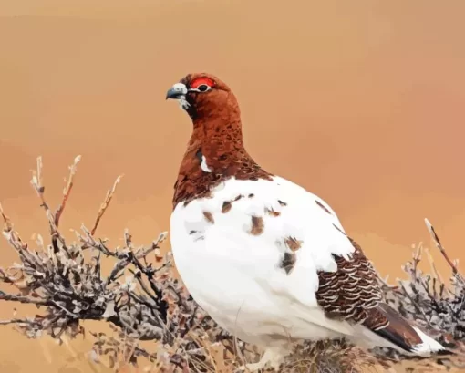 Willow Ptarmigan 5D Diamond Painting