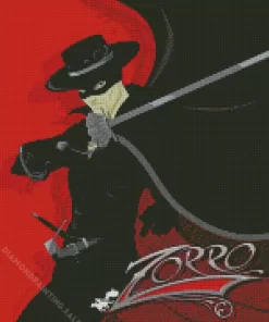 Zorro Poster 5D Diamond Painting