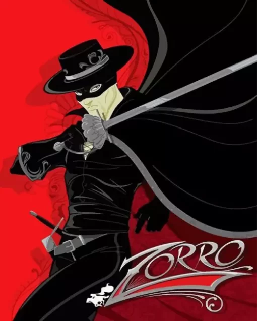 Zorro Poster 5D Diamond Painting