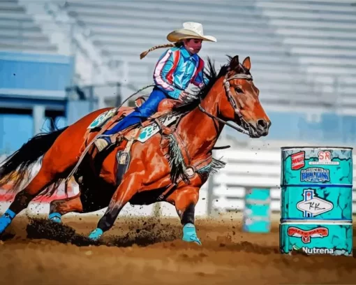 Barrel Racer 5D Diamond Painting