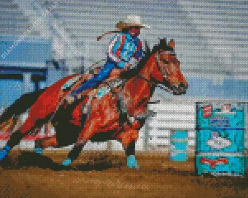 Barrel Racer 5D Diamond Painting