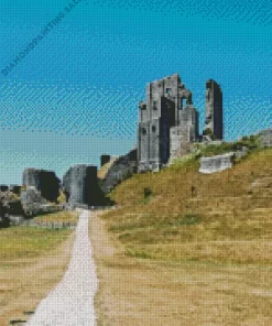 Corfe Castle 5D Diamond Painting