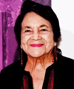 Dolores Huerta 5D Diamond Painting