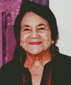 Dolores Huerta 5D Diamond Painting