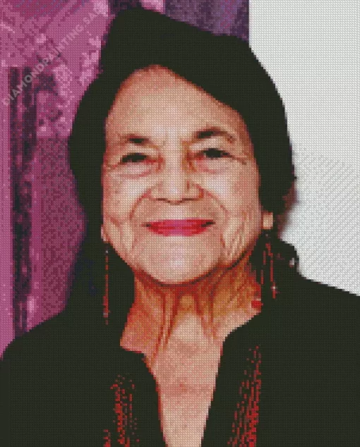 Dolores Huerta 5D Diamond Painting