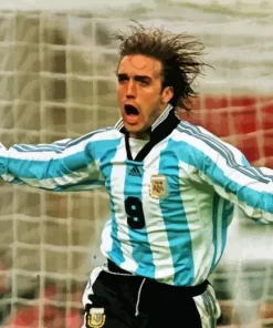 Gabriel Batistuta 5D Diamond Painting