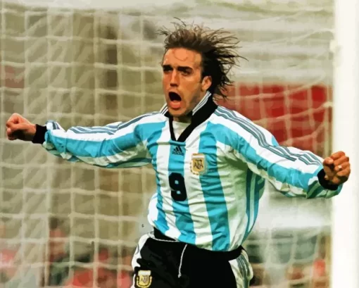 Gabriel Batistuta 5D Diamond Painting