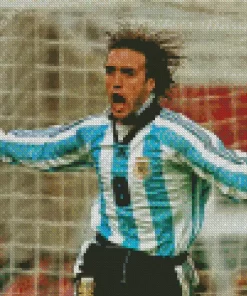 Gabriel Batistuta 5D Diamond Painting