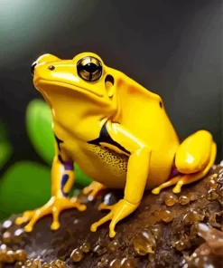 Golden Poison Dart Frog 5D Diamond Painting