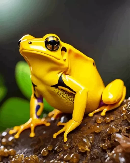 Golden Poison Dart Frog 5D Diamond Painting