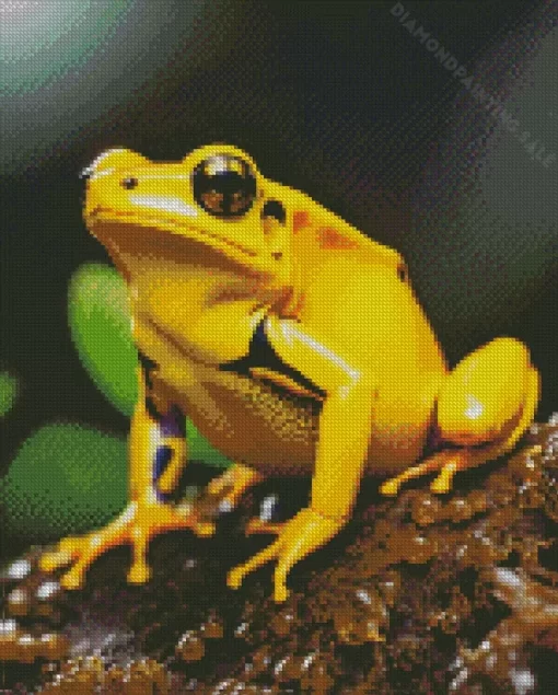 Golden Poison Dart Frog 5D Diamond Painting