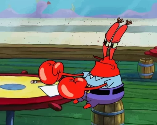 Mr Krabs 5D Diamond Painting