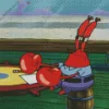 Mr Krabs 5D Diamond Painting