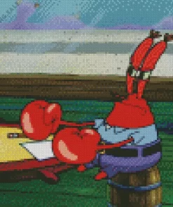 Mr Krabs 5D Diamond Painting