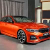 Orange BMW 3 5D Diamond Painting