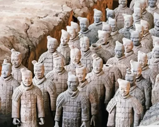 Terracotta Warriors 5D Diamond Painting