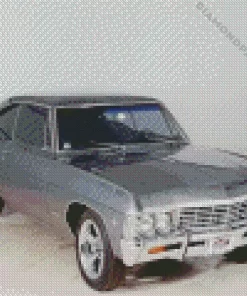 1967 Grey Chevrolet Impala 5D Diamond Painting