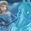 Aesthetic Frozen Elsa And Nokk Art 5D Diamond Painting