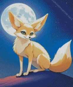 Anime Blond Fox 5D Diamond Painting