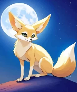 Anime Blond Fox 5D Diamond Painting