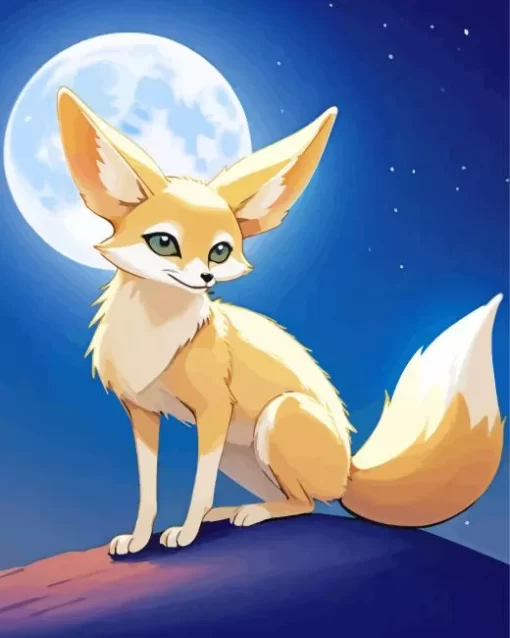 Anime Blond Fox 5D Diamond Painting