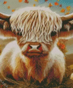 Baby Blonde Cow 5D Diamond Painting