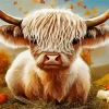 Baby Blonde Cow 5D Diamond Painting