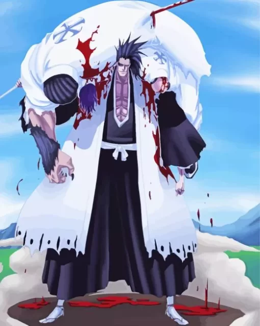 Bleach Kenpachi Zaraki 5D Diamond Painting