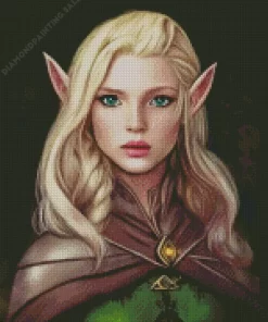 Blonde Elf 5D Diamond Painting