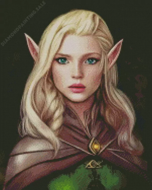 Blonde Elf 5D Diamond Painting