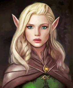 Blonde Elf 5D Diamond Painting