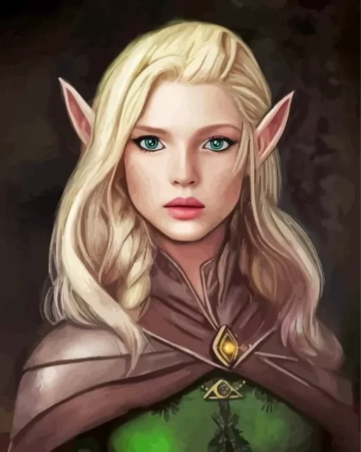 Blonde Elf 5D Diamond Painting