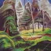 Emily Carr A Rushing Sea Of Undergrowth 5D Diamond Painting