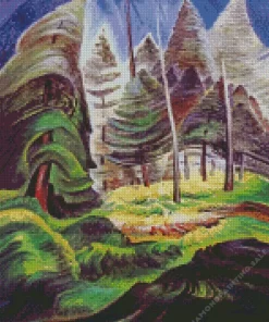 Emily Carr A Rushing Sea Of Undergrowth 5D Diamond Painting