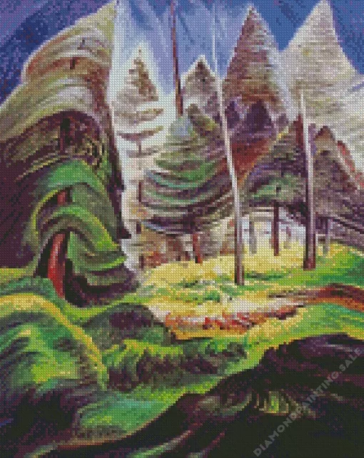 Emily Carr A Rushing Sea Of Undergrowth 5D Diamond Painting