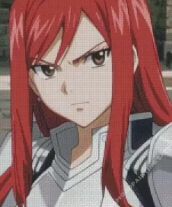 Erza Scarlet Anime Character 5D Diamond Painting