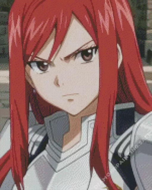 Erza Scarlet Anime Character 5D Diamond Painting