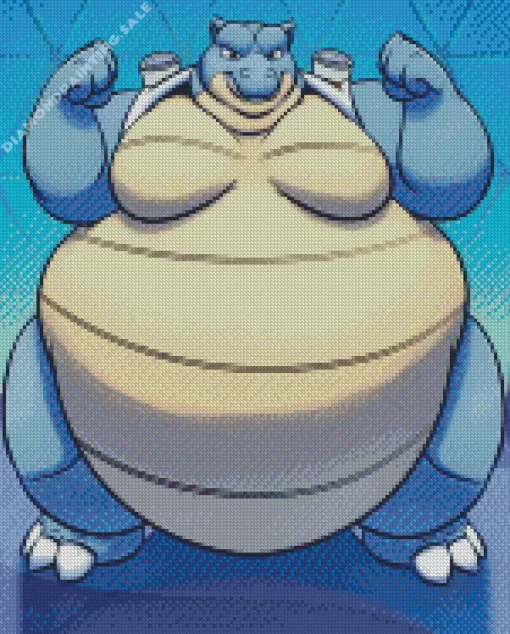 Fat Blastoise 5D Diamond Painting